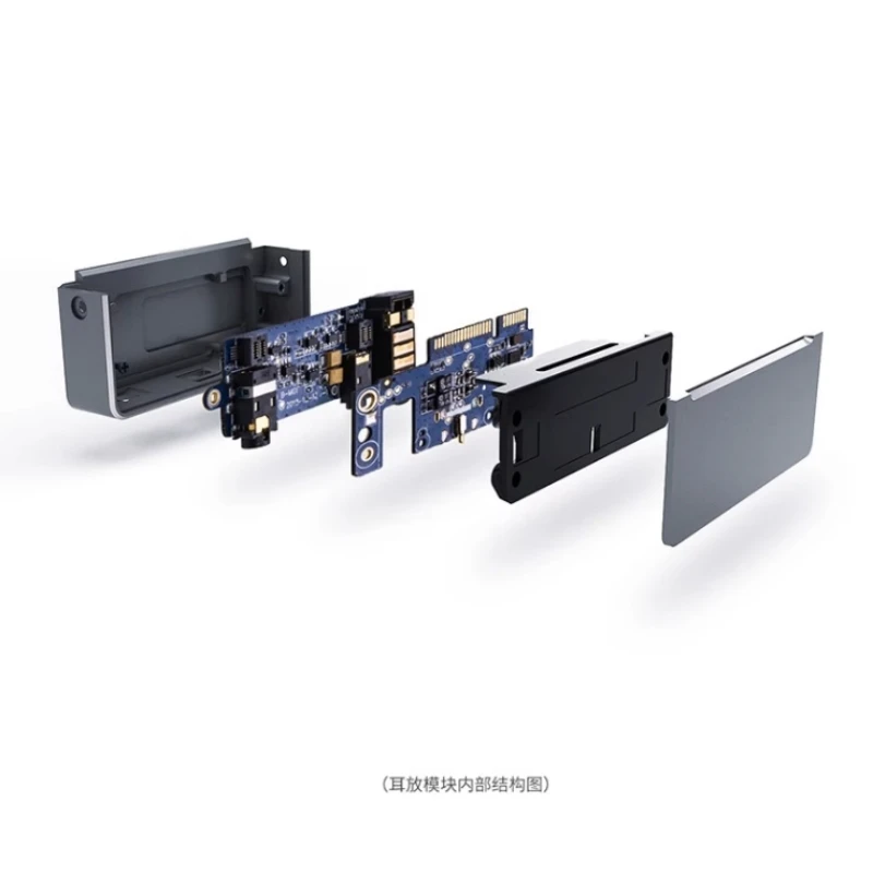 Fiio AM3e 고출력 헤드폰 앰프 모듈, 모듈러 X7 X7 II Q5 Q5S DAC 2.2mm + 3.5mm + 4.4mm 출력 전력