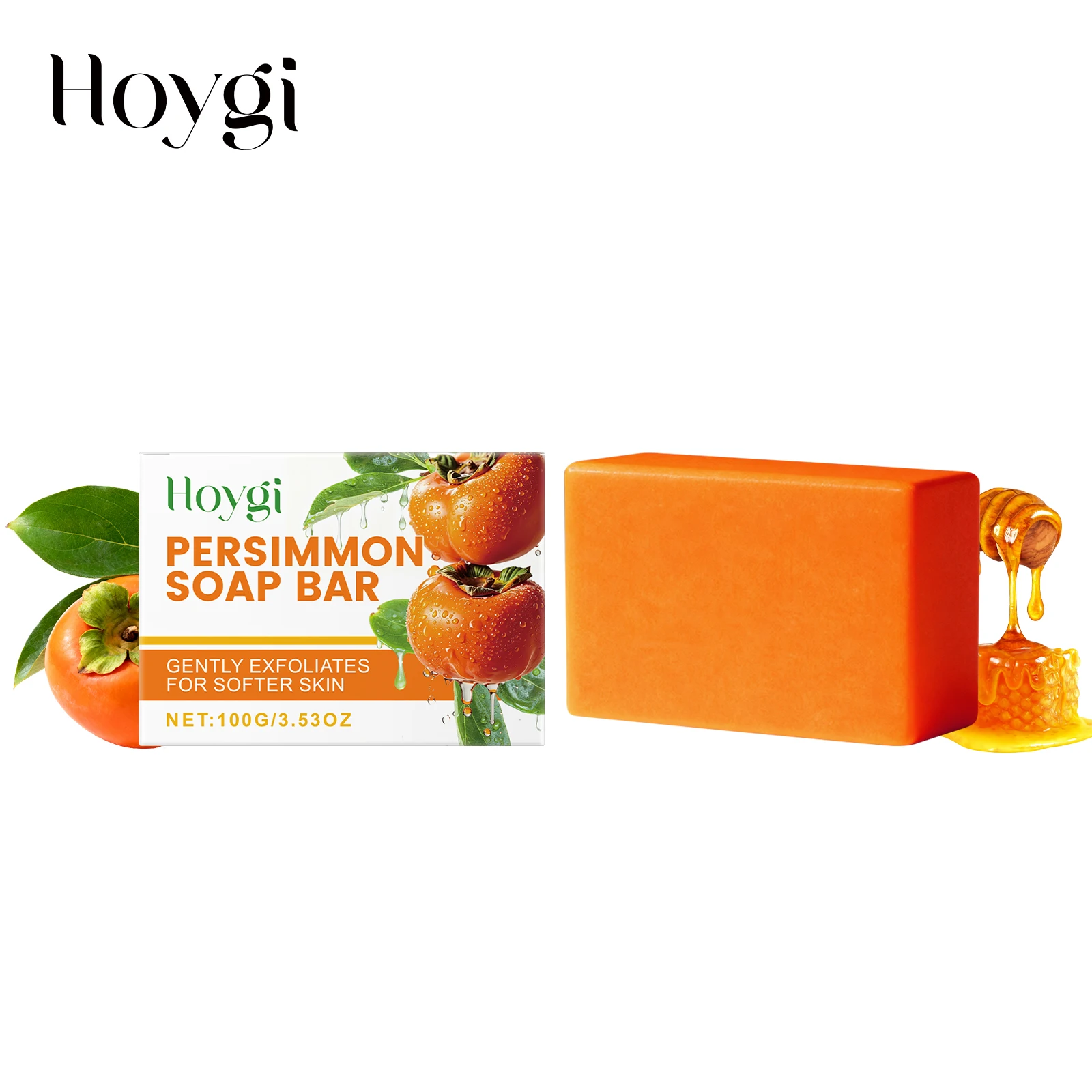 Persimmon Hydrating Body Soap - Gentle cleansing, moisturizes skin, hydrates and replenishes moisture for daily body bathing.
