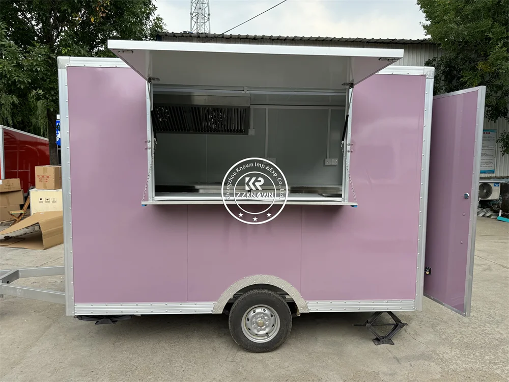 DOT Concession Food Cart Mobiler Hot Dog Truck Street Restaurant Street Fast Food Truck Mobile Kitchen Coffee Snack Kiosk