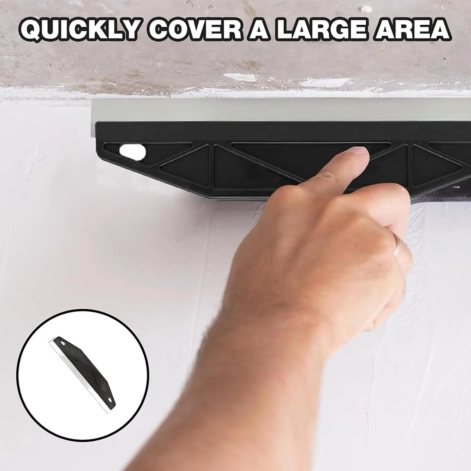 Paint Trim Guard Painting Edger Tools for Walls Non-Slip Handle Trimmer Pad Roller Brush for House Home Furniture Car Floor