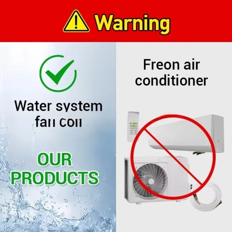 Multi Function 4 Way 2 Tube Cassette Type Chilled Water Fan Coil Ceiling Mounted Fan Coil Unit for Heating and Cooling