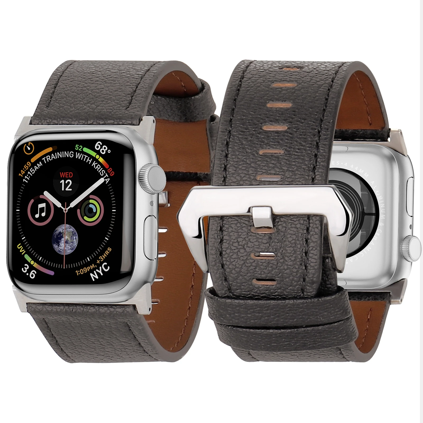 Neues Ultra Wide Magnet-Lederarmband für Apple Watch Band Series Ultra 11/10/9/8/7/6/5/4 42mm 44mm 45mm 46mm Armband – Detail 18
