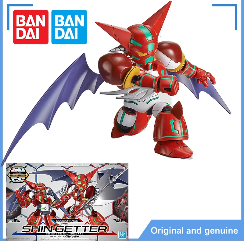 Bandai Gundam Anime Action Figure Modèle Jouets, Ornements, Original, BB, SDCS, Super Robot King, Getter Robo, En Stock