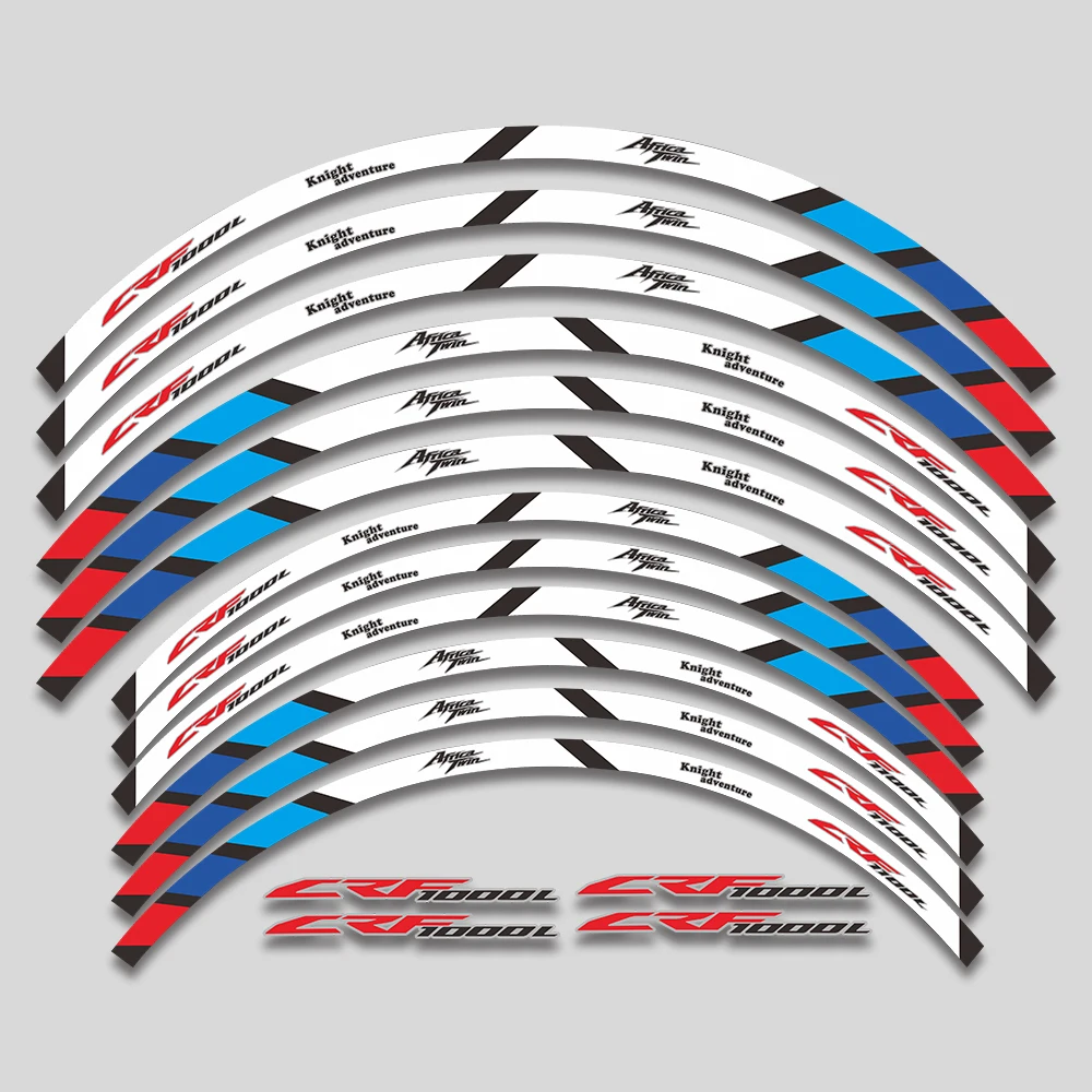 

motorcycle accessories Wheels Sticker Stripe Rim Tire Decorative Decals Tape For Honda Africa Twin crf1000l CRF 1000L CRF1000 L