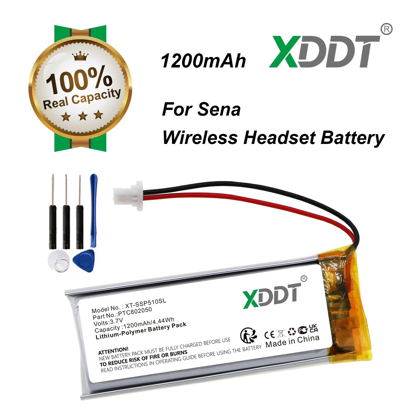 3.7V 1200Mah PTC802…