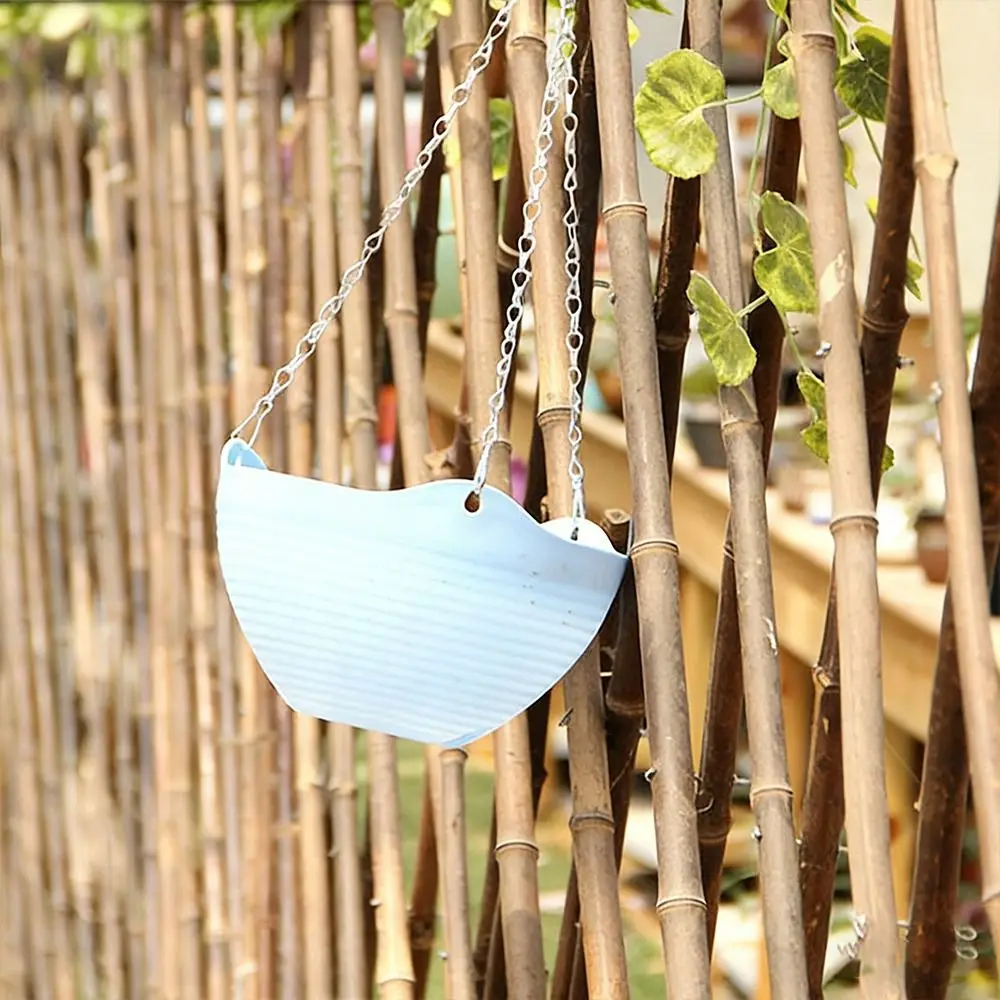 Durable Self-absorbing Hanging Basket Plastic Colorful Flower Pot Flowerpot Home Decor
