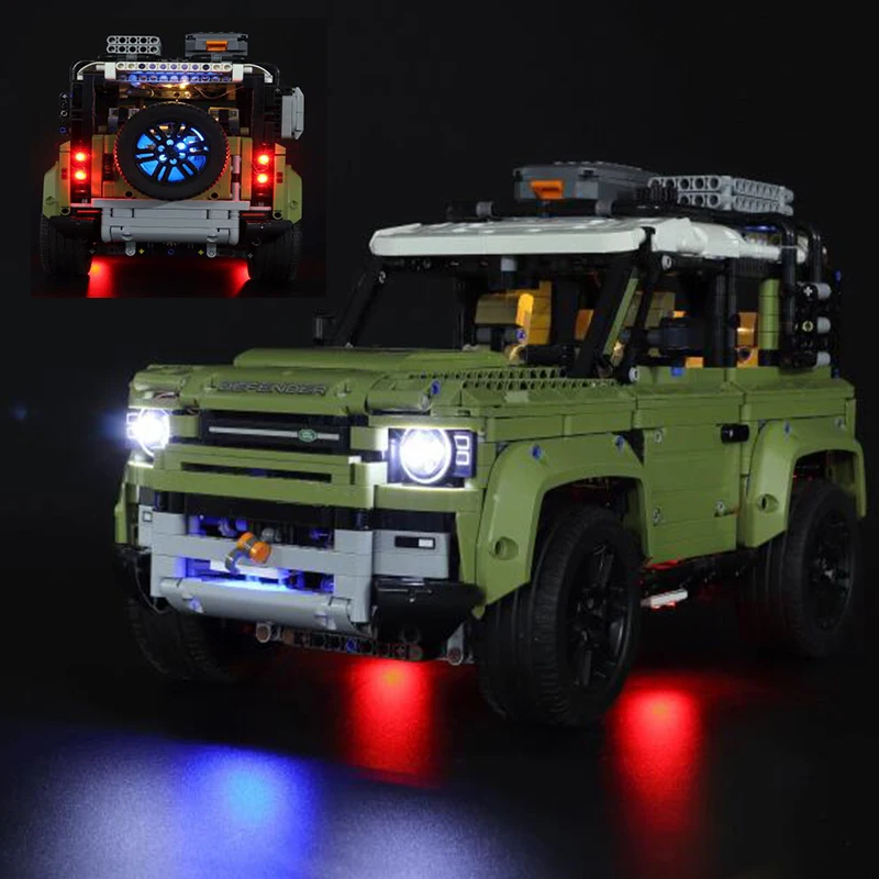 

2573pcs Famous Car Blocks Land Supercar Rover Off-road Defender Vehicle Model 42110 Building Blocks Bricks Toys Kids Adults Gift