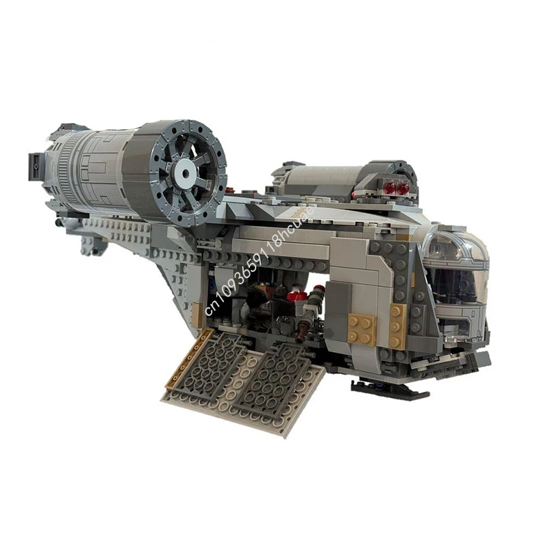 

715 шт. MOC Rebel Dropship U Wing Rogue One Concept Art Star Battle Строительные блоки Сборка Рождественская игрушка Подарок креативная идея