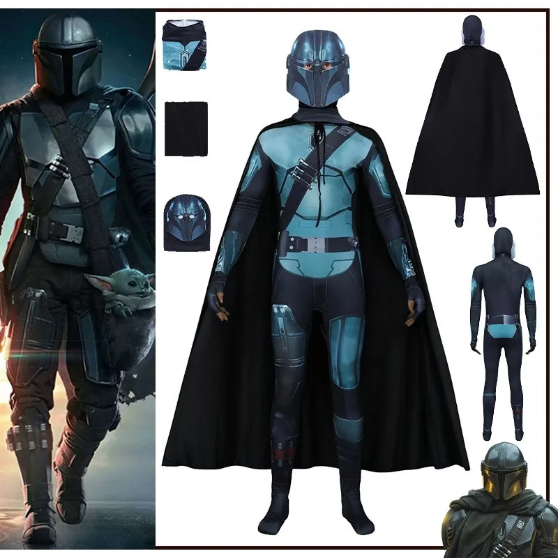 Disfraz de película St para hombre, ropa Da Boys Lo, traje rian Battle, capa de una pieza, fiesta azul, puesta en escena, Navidad y Halloween