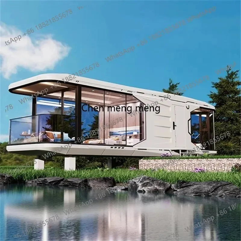 

M178 Future-Style Mobile Capsule Housing Prefabricated Steel Container Houses Independent Space for Use Modular Tiny House