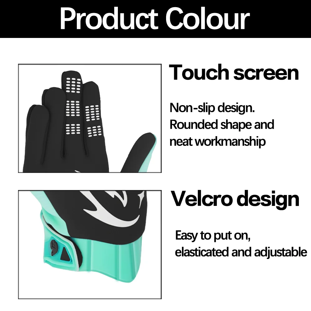 قفازات ركوب الدراجات الرياضية الخارجية الجديدة للربيع والخريف، قفازات عالمية مريحة ومتعددة الاستخدامات