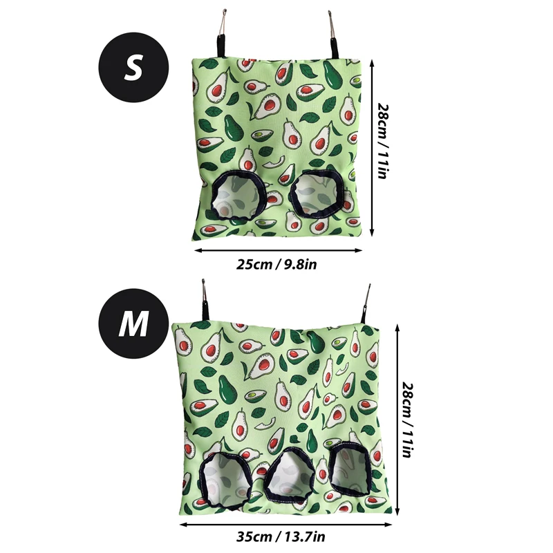 1 PC Random Color Print Rabbit Feeding Bag Totoro Guinea Pig Mole Feeding Grass Bag Rabbit Hay Bag Pet Food Bag D9142