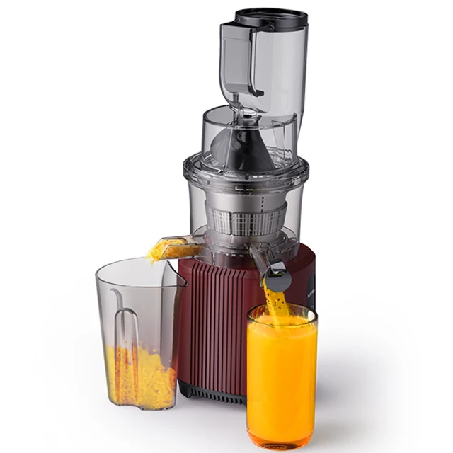 Commerciële Industriële Slow Juicer Aangepaste Grote Mond Fruit Extractor Elektrische Stroombron Koude Pers Sap Machine