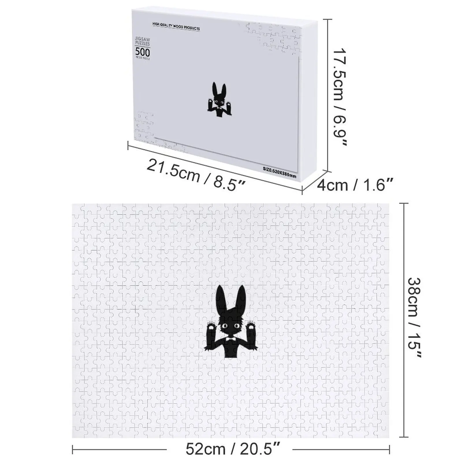 الكفوف ريان الكعكة صورة ظلية بازل قطع اسم شخصي صورة مخصصة صناديق خشبية هدايا مخصصة لغز الاطفال