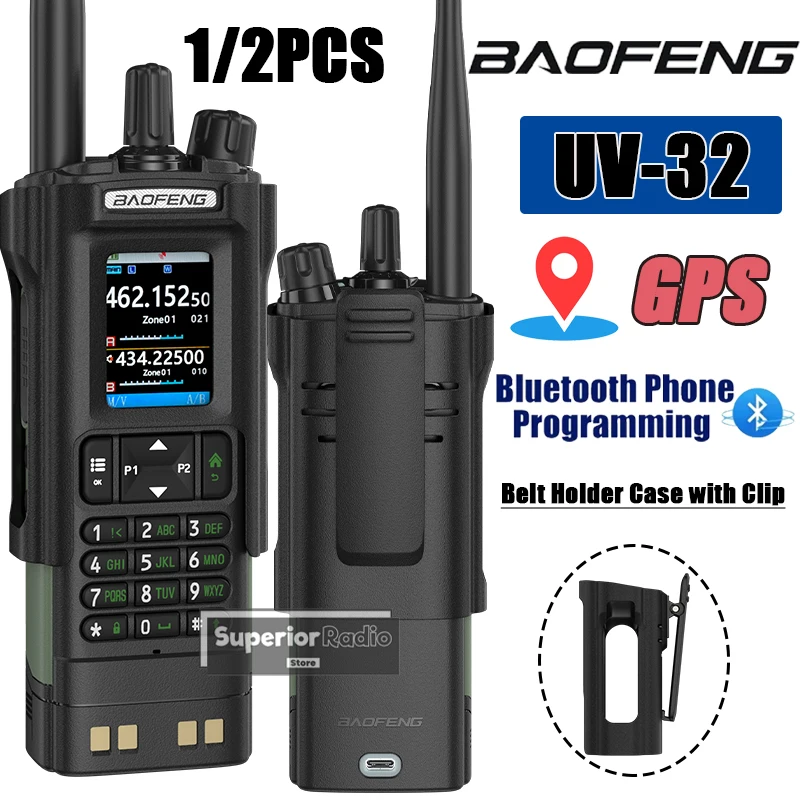 baofeng-uv-32-walkie-talkie-gps-10w-bluetooth-programming-belt-holder-case-with-clip-air-band-10w-gps-amateur-fm-two-way-radios