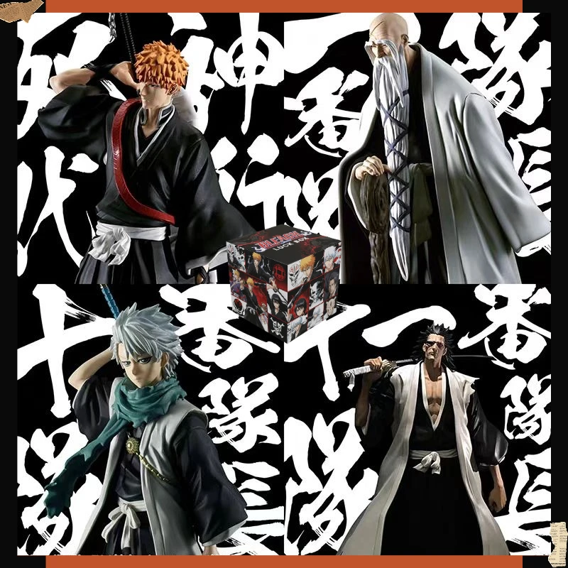 

Bleach Cute Anime Blind Box Figures Chibi Soul Reaper PVC Mini Doll Collectible Gift Toy