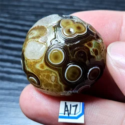 High-Quality Natural Gobi Desert Agate Eye Heavenly Eye Dzi Energy Chakra Stone Witchcraft Supply Halloween Decorations