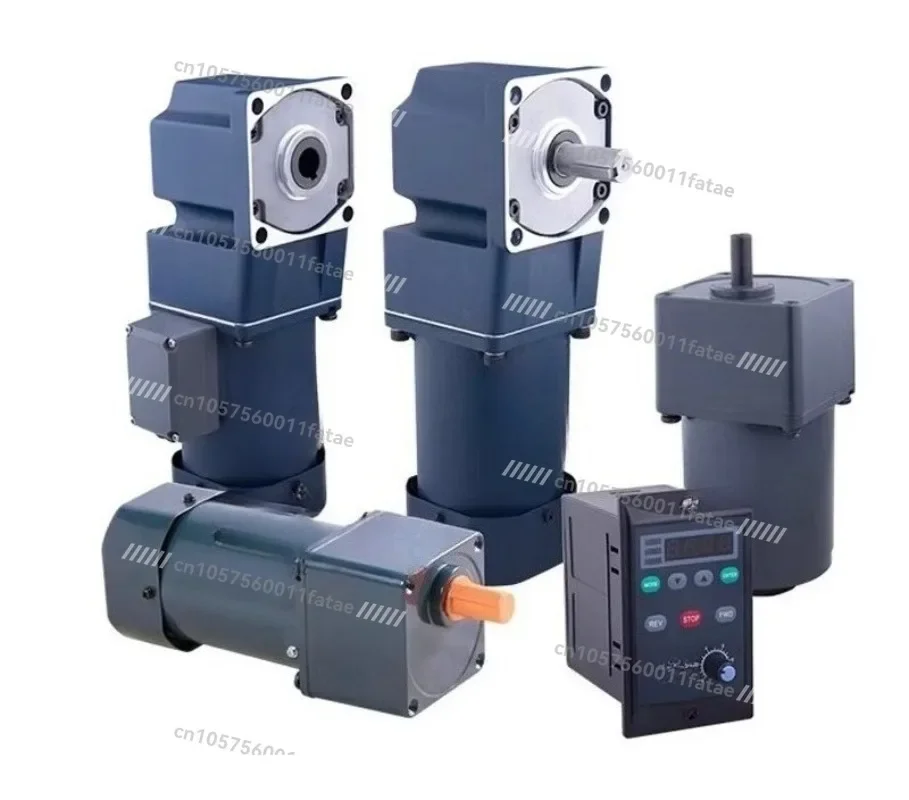 6W-200W Miniature AC Gear Motor Speed Regulation Induction Brake Deceleration
