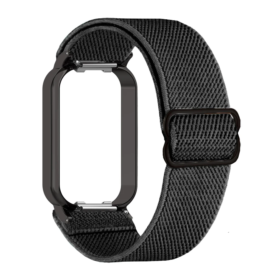 Correa de repuesto para reloj inteligente Xiaomi, pulsera de nailon elástico para Mi Band 8 Active, accesorio para reloj inteligente