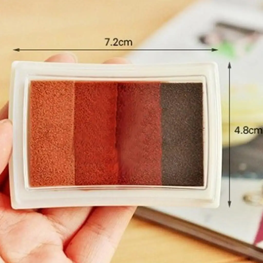4-5pack 4 Shade Colors Ink Pad Fingerprint Korea DIY Craft Embossing Colorful