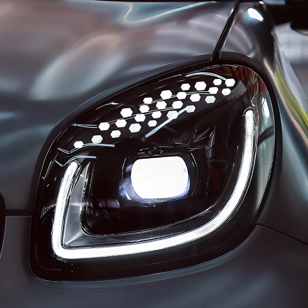 Auto Headlight Assembly For Benz Smart W451 W453 W452 2015-2019 Upgrade Starry Sky Style Car LED Projector lens Tool Accessories