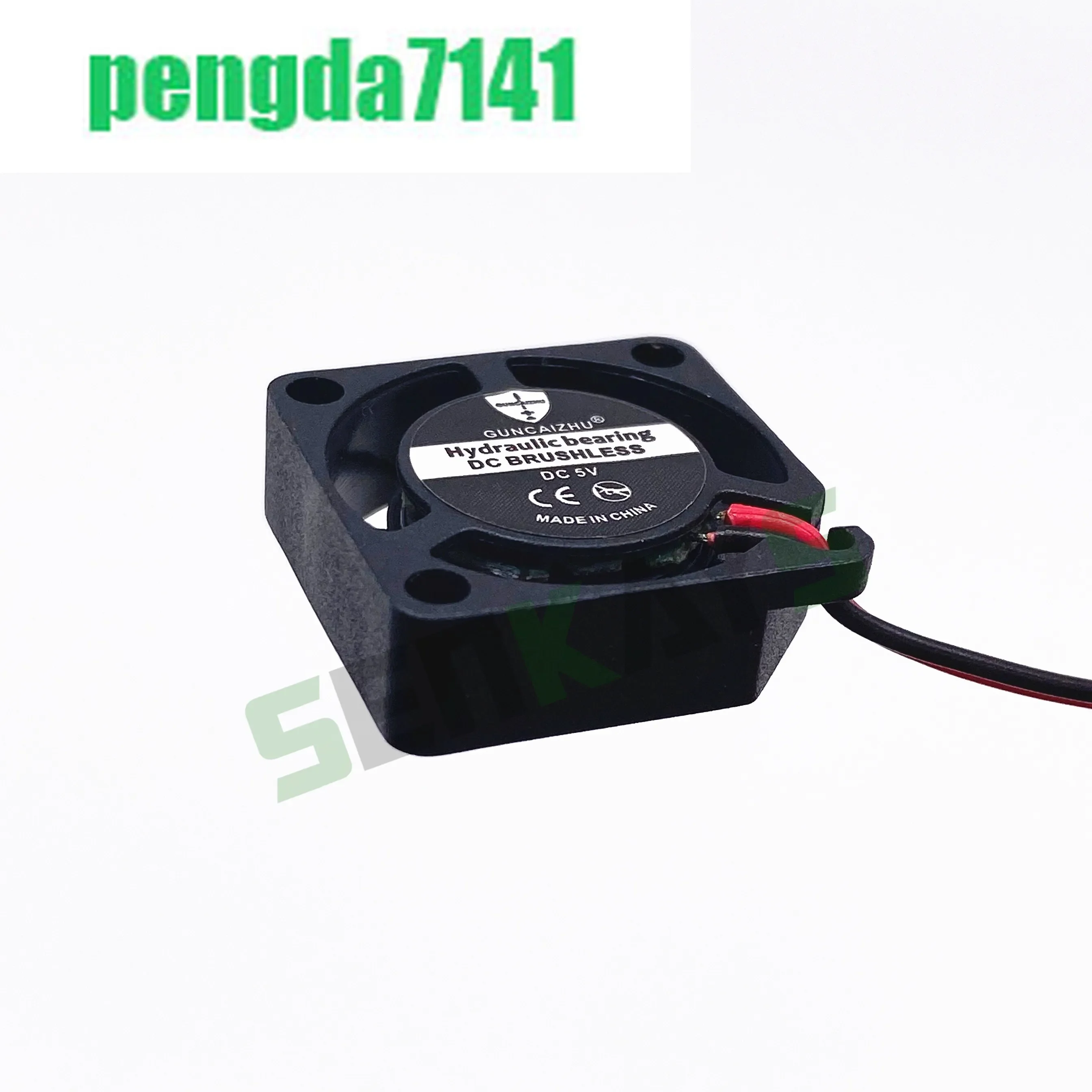 Mini Ventilador Ultrathin Laptop, 2 Fios, 5V, 12V, 2cm, 20mm, 20x20x6mm, 10000RPM, Novo, 2006