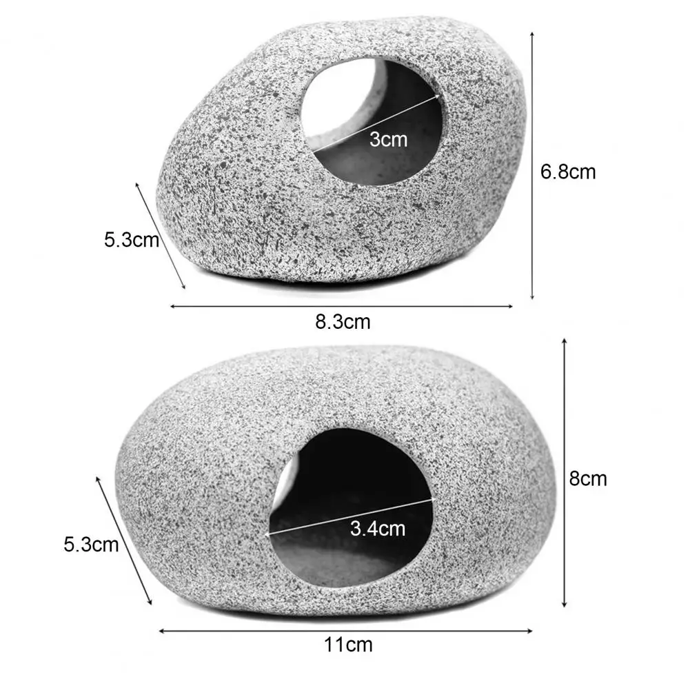 Fish Rock House Delicate Natural Habitat Spawning Cave Eco-friendly Harmless Spawning Cave Fish Tank Accessories