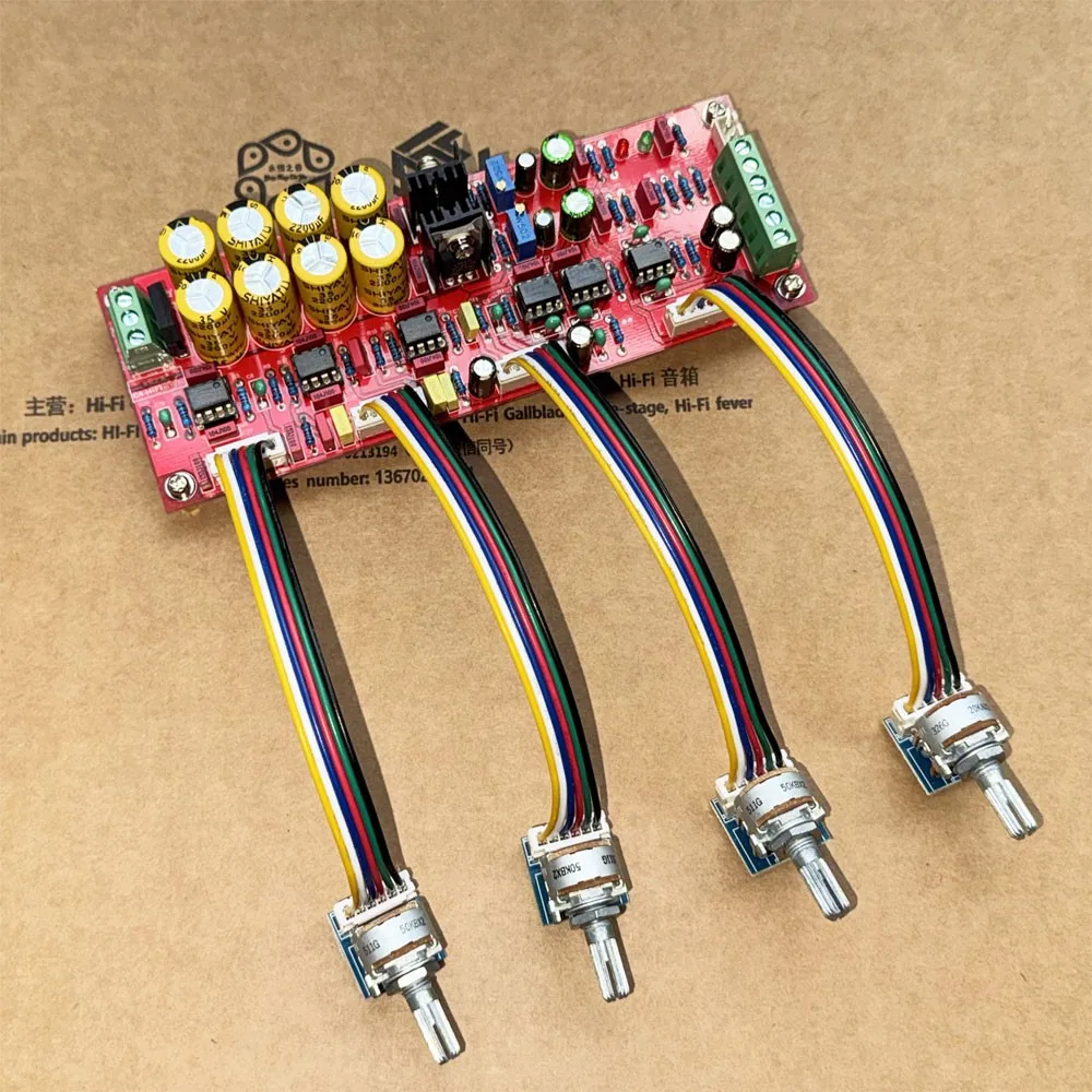

C4 Preamplifier Board Low Distortion HiFi Level Audio Tuning Board Replacement for Mclntosh (Potentiometer with Lead Wire)