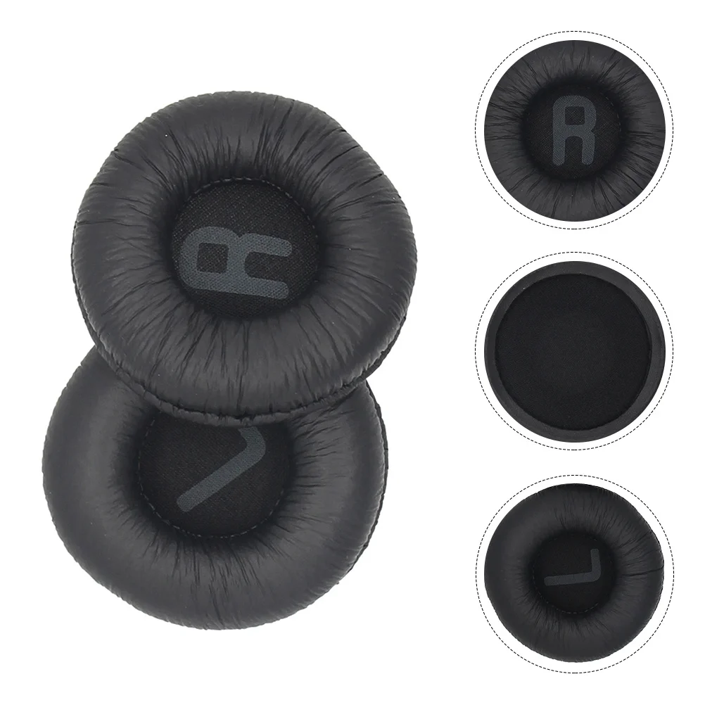 Almohadillas de repuesto para auriculares, 1 par, para T500Bt Tune600Btnc T450Bt, proteína suave, cojín elástico alto, oreja de larga duración