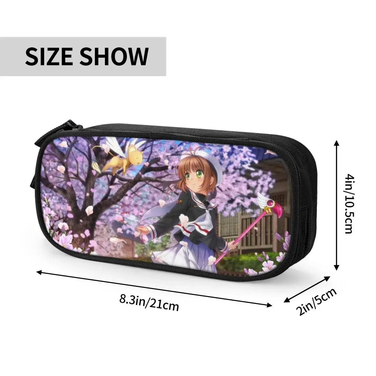 Cardcaptor Sakura Pencil Case New Kawaii Cartoon Anime Pen Holder Bags Girl Boy Big Capacity School Supplies Zipper Pencilcases image 6