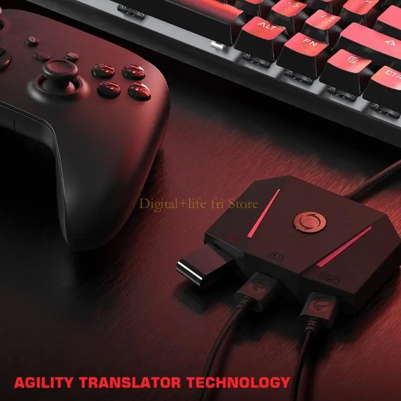 

E06D Ergonomic Keyboard Controller with Stable Weighted Base Upgrades for VX2 AimBoxf