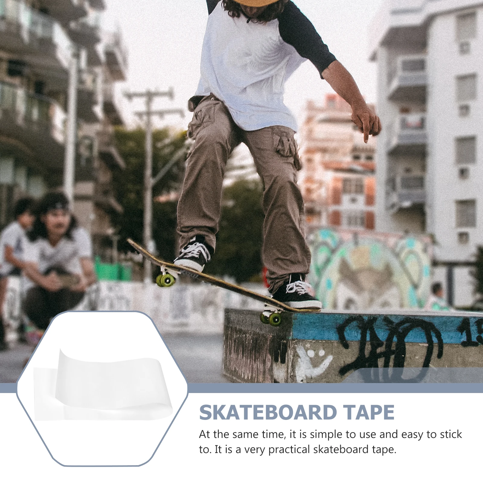 

1pc Premium Skateboard Grip Tape Anti-Skid Wear-Resistant Self-Adhesive Cuttable Strong Adhesion Bubble-Free Scooter Accessories