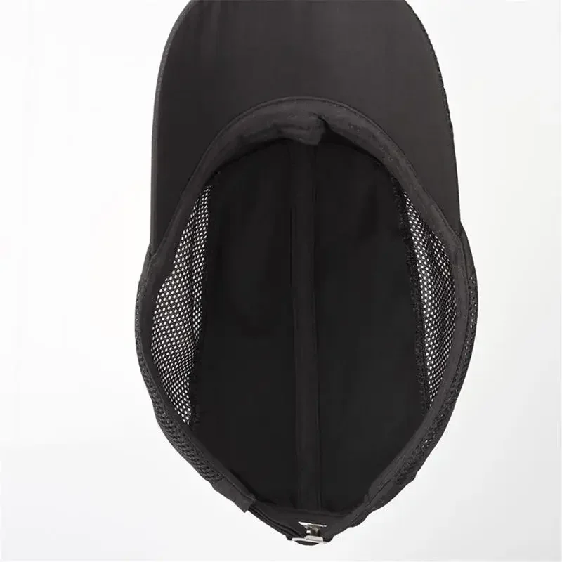 Dry Running Baseball Summer Mesh 8 Colors Gorras Cap Cap Visor Mens Hat Sport Cool Fashion 2021 Hot Quick Outdoor Popular New image 5