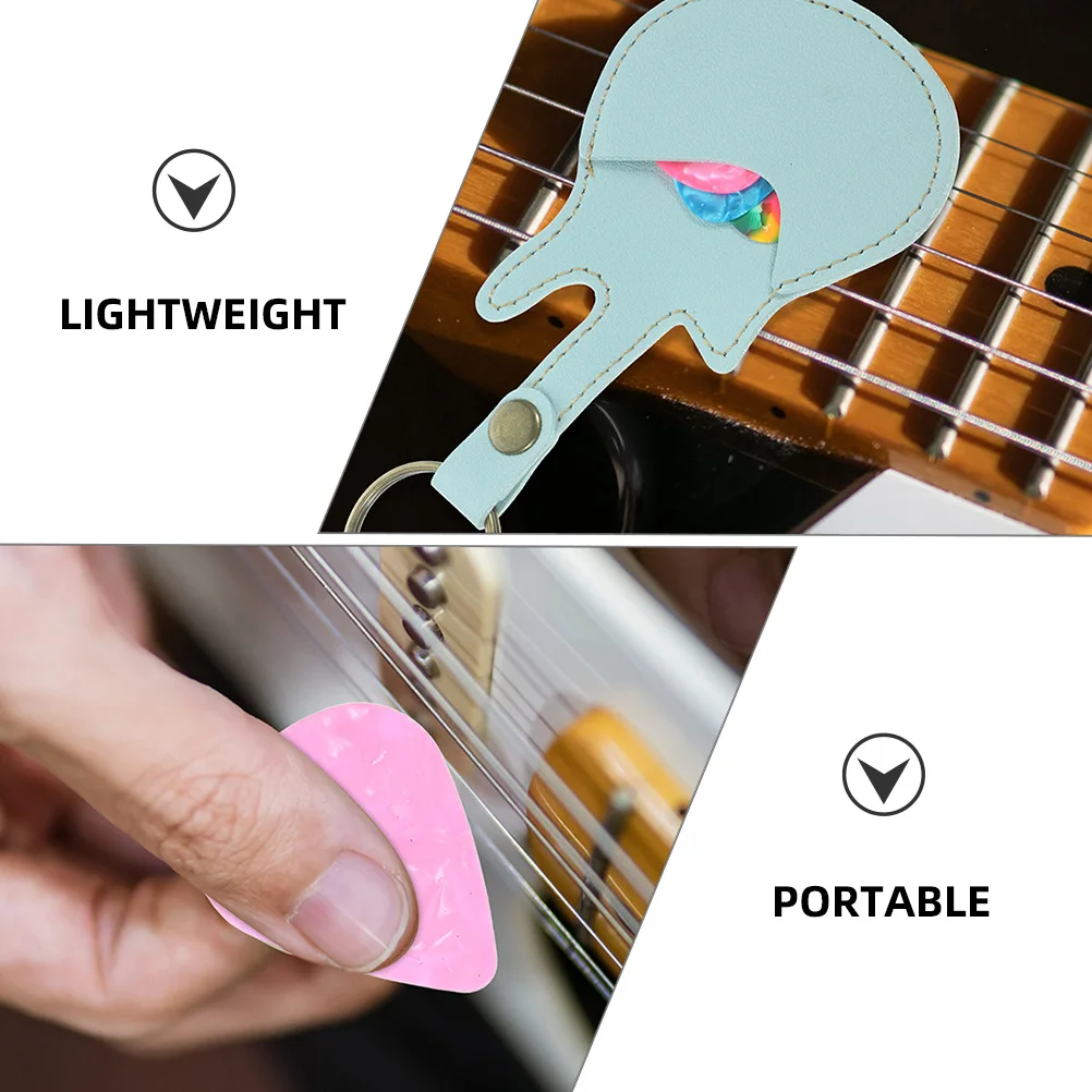 

Storage Bag Case Case for Acoustic Electric Bass Small Guitar Picks Guitar Picks Pouch Keyring Keychain