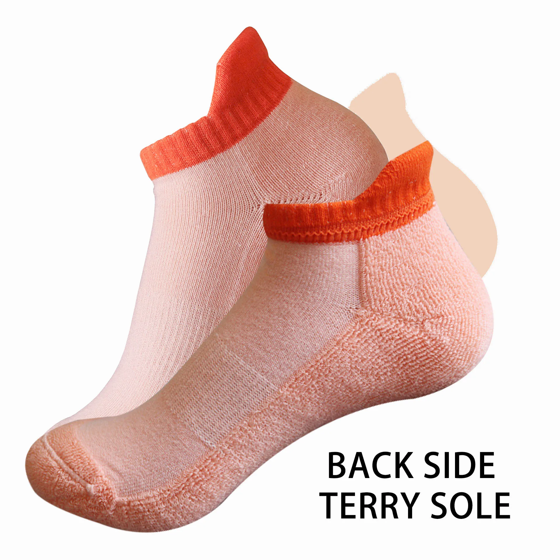 GYMIGO 5/10 Pairs Women Sport Boat Socks Thickened Towel Candy Color  Low Cut Socks Ladies Socks Running Casual Ankle Socks