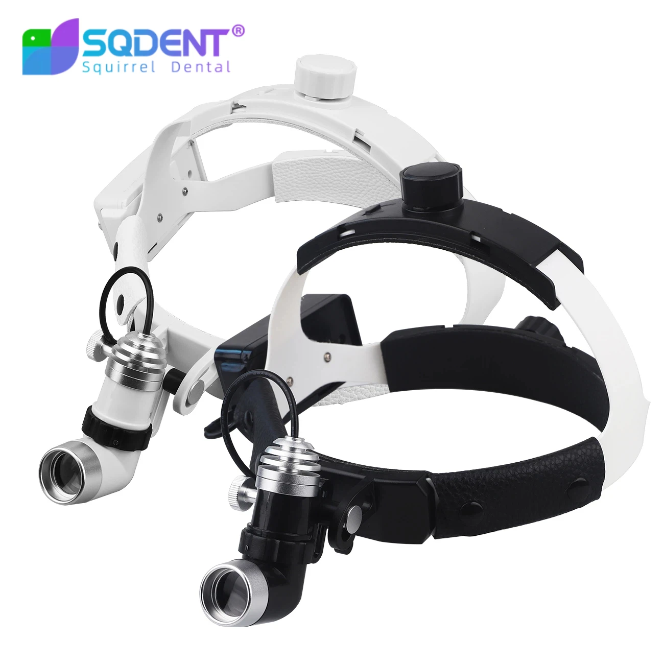 5W Headlamp Dental LED Head Light Lamp Oral Lamp Surgical Light For Binocular Loupes Brightness Spot Adjustable Black Or White
