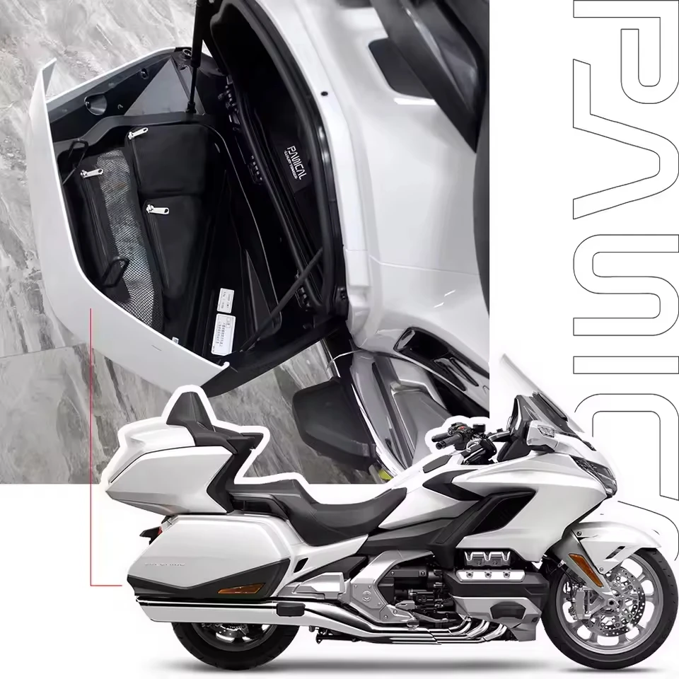 PANICAL Motorcycle Trunk Pad Side Box Storage Bag Saddlebag Mat Storage Pad Pad Case For Honda GoldWing GL1800 F6B DCT 2018-2025
