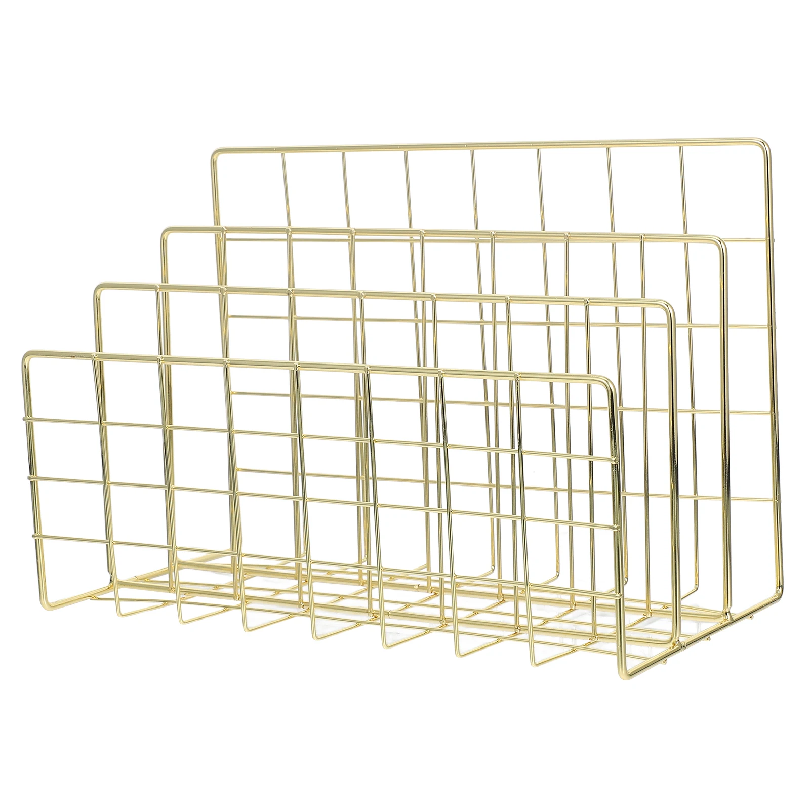 File Mail Sorting Rack Bills Organizer Desktop Holder Organization Scalable Organizers Bookshelf Holders Iron Countertop Office