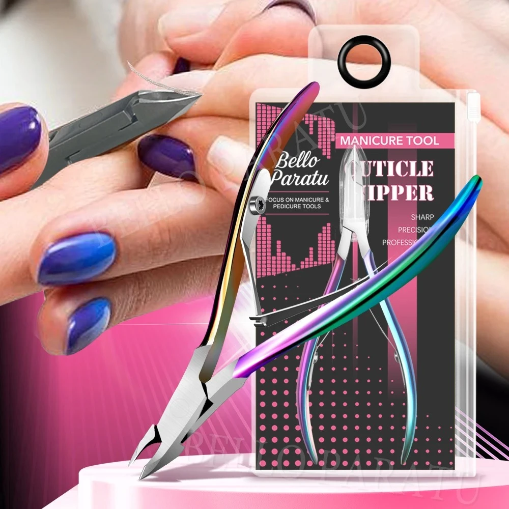 

1 шт., кусачки для кутикулы, триммер, 3/4 челюсти, чрезвычайно острые ножницы, кусачки для кутикулы из нержавеющей стали, резак для удаления маникюрного инструмента