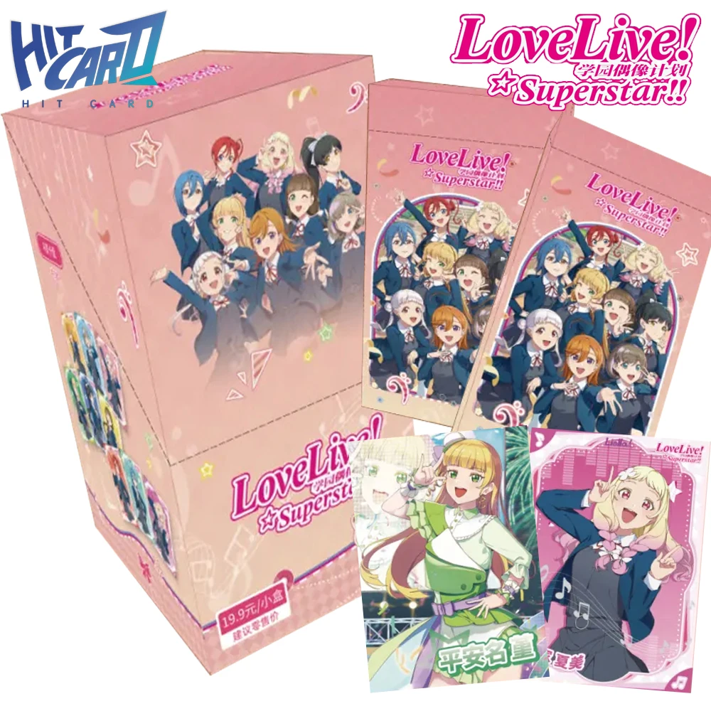new-hitcard-original-superstar-collection-cards-anime-lovely-girl-idol-dream-journey-creative-exquisite-character-cards-fun-gift