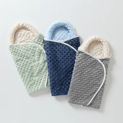 Winter Warm Soft Newborn Baby Wrap Blankets Baby Sleeping Bag Envelope for Newborn Sleepsack Cotton Thicken Cocoon for Baby