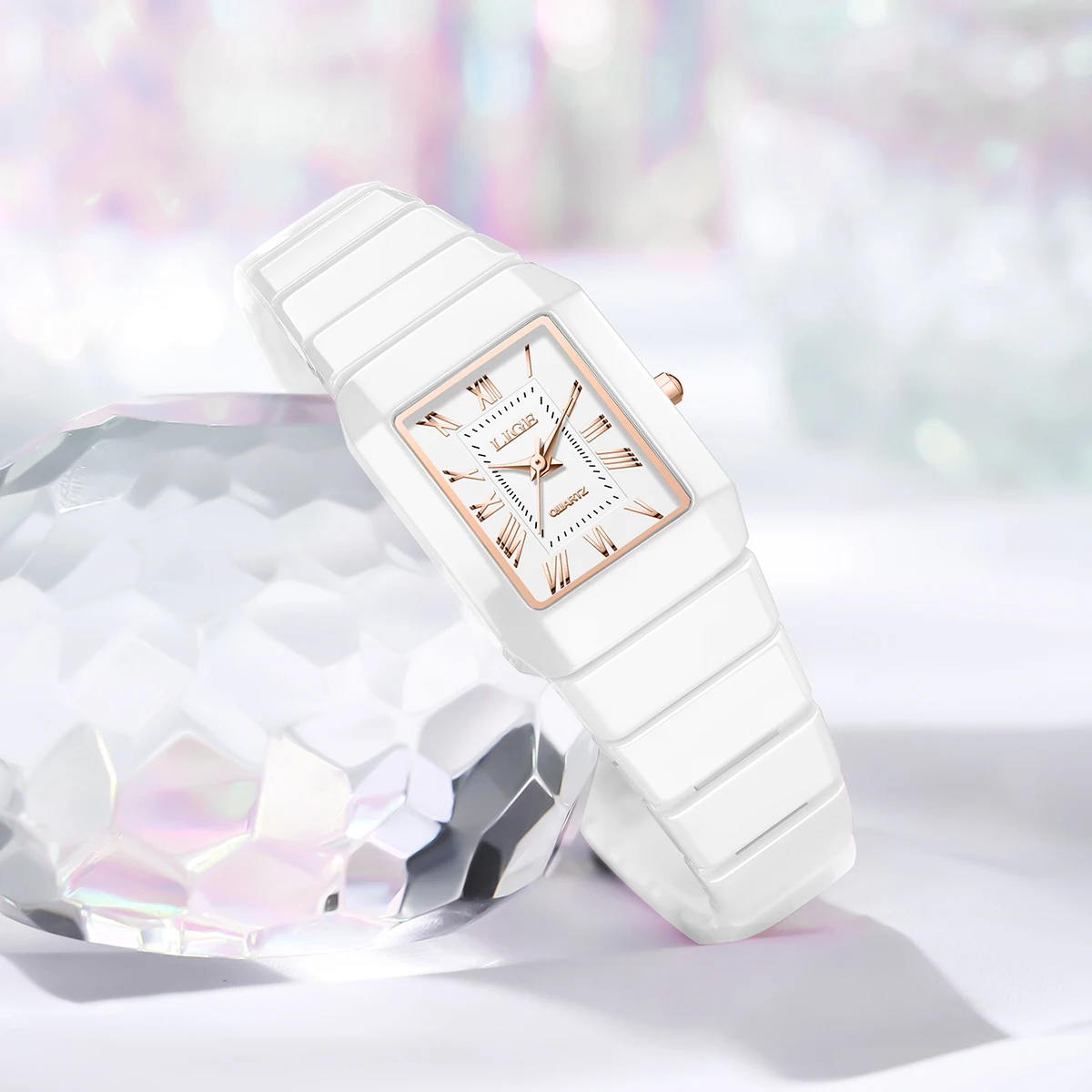 ساعة يد نسائية من ماركة LIGE، - مراجعة Jewelry Watches Vintage وسعره