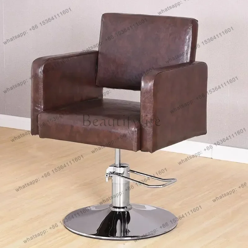 LSAesthetic Beauty Barber Chair Modern Luxury Ergonomic Personalized Hairdresser Chair Simple Fashion Silla Barbero Hair Furnitu