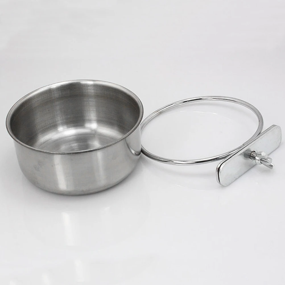 

Stainless Steel Bird Feeder Durable Safe Foraging Toy for Mini Macaw Cockatiel Conure Pets Interactive Hanging Food Box