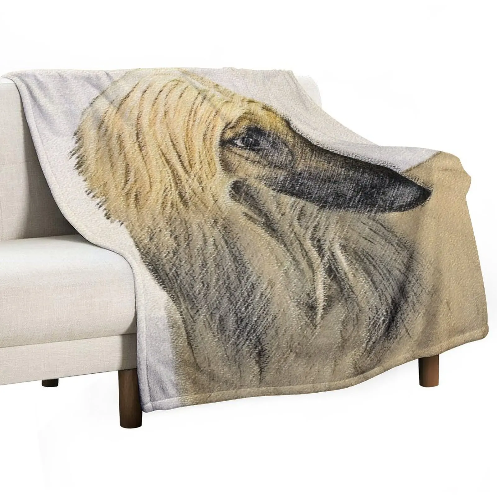 

Afghan Hound Throw Blanket cosplay anime decorative Luxury Designer Luxury Brand Blankets