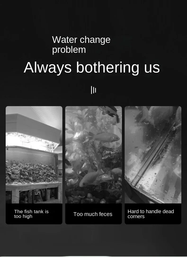 Aquarium-Siphon-Vakuum für Kies, Großer Wasserwechsler, Aquarium-Sandreiniger und Wasserwechsel-Reinigungsset mit Verlängerungsrohr – Detail 7