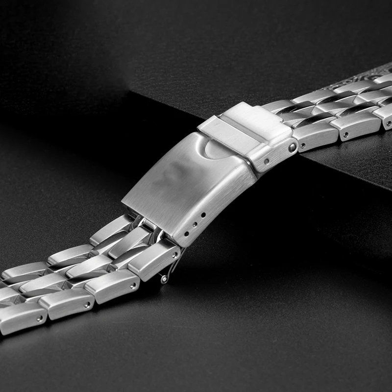 19MM watch strap for 1853 PRC200 T055 Solid stainless steel bracelet T055417A T055427A T055410A T055430steel strap accessories