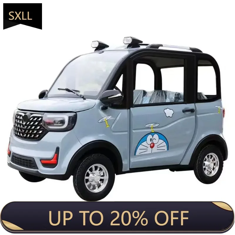 

SXLL Hot 60v lead-acid battery or lithium battery 1000W electric four-wheeler two-door four-seat mini car electric