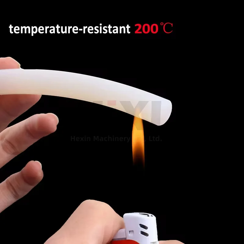 1/5M White/Red VMQ Solid Silicone Rubber Sealing Strip Round Bar Cord High Temperature Dia 1~30mm