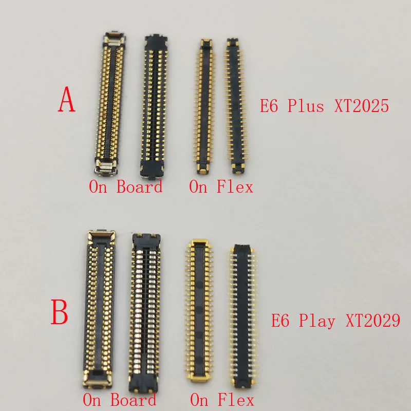 2-10Pcs LCD Display Screen Flex FPC Connector For Motorola Moto E6 Play Plus E6Play XT2029 E6Plus XT2025 Plug On Board 50Pin